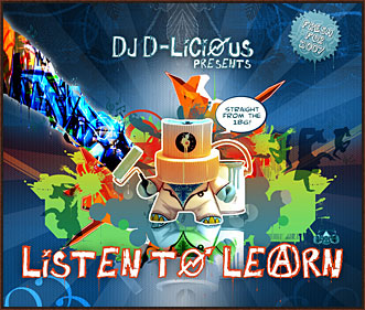 CD Cover Design for DJ D-Licious