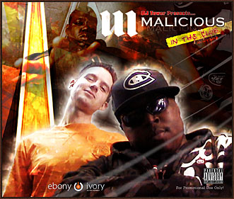 CD Cover Design for MC Malicious and DJ Tower