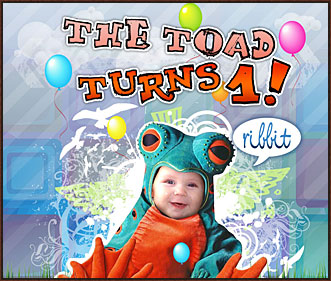 The Toad turns 1!